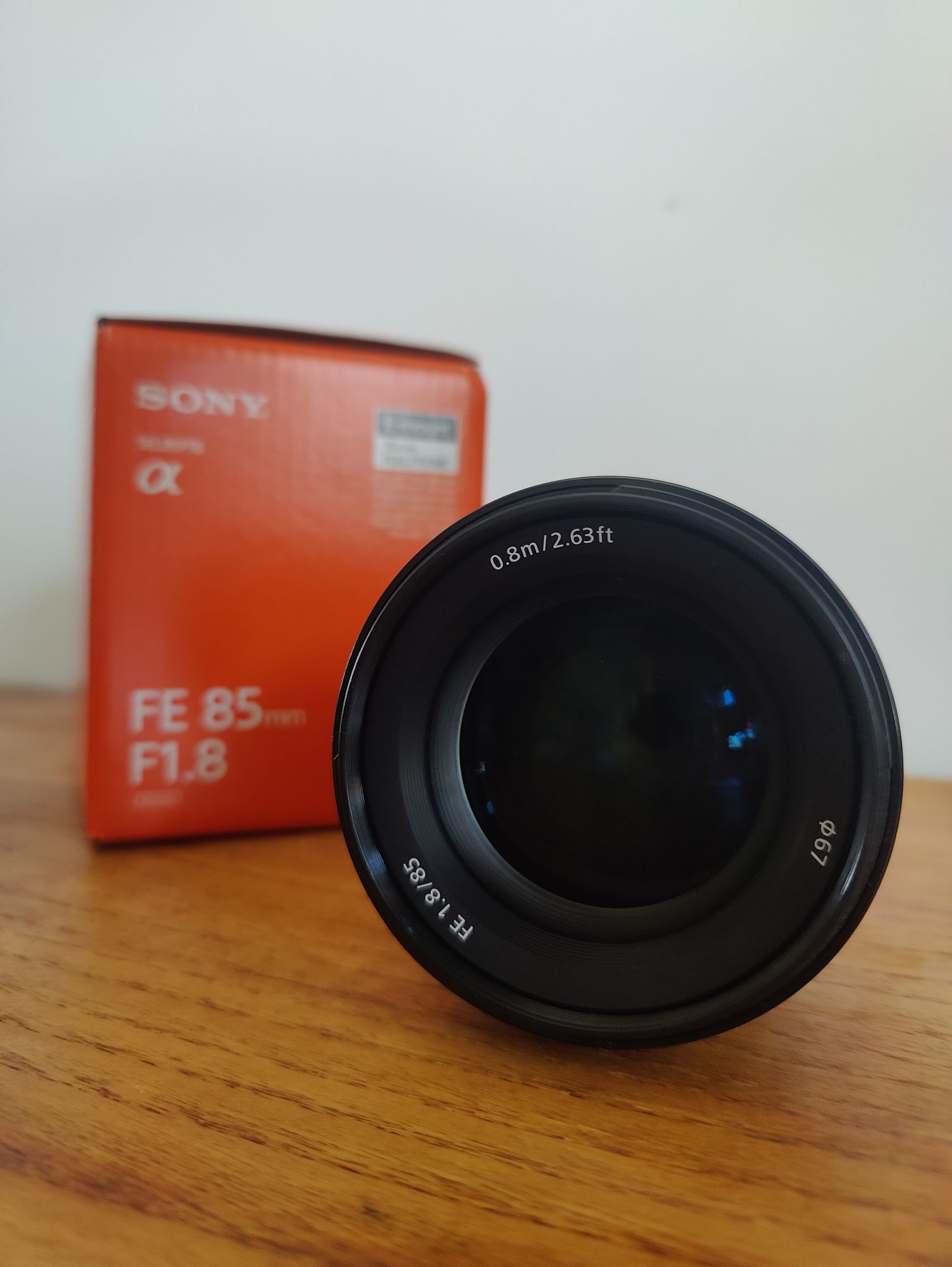 Objetiva Sony 85mm f/1.8