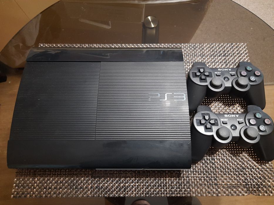 PS3 Super Slim 500gb +45 игр Gta 5, San Andreas/Mortal/God of War/Fifa