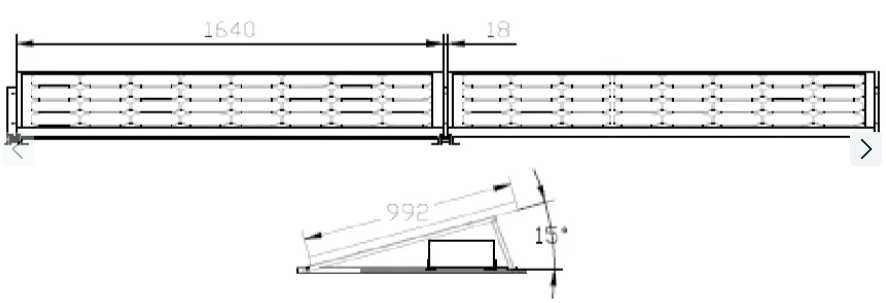 Konstrukcja dach płaski – poziomo / konstrukcja balastowa