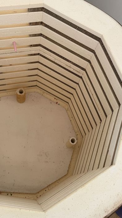 Forno mufla cerâmica 1320 graus triférico