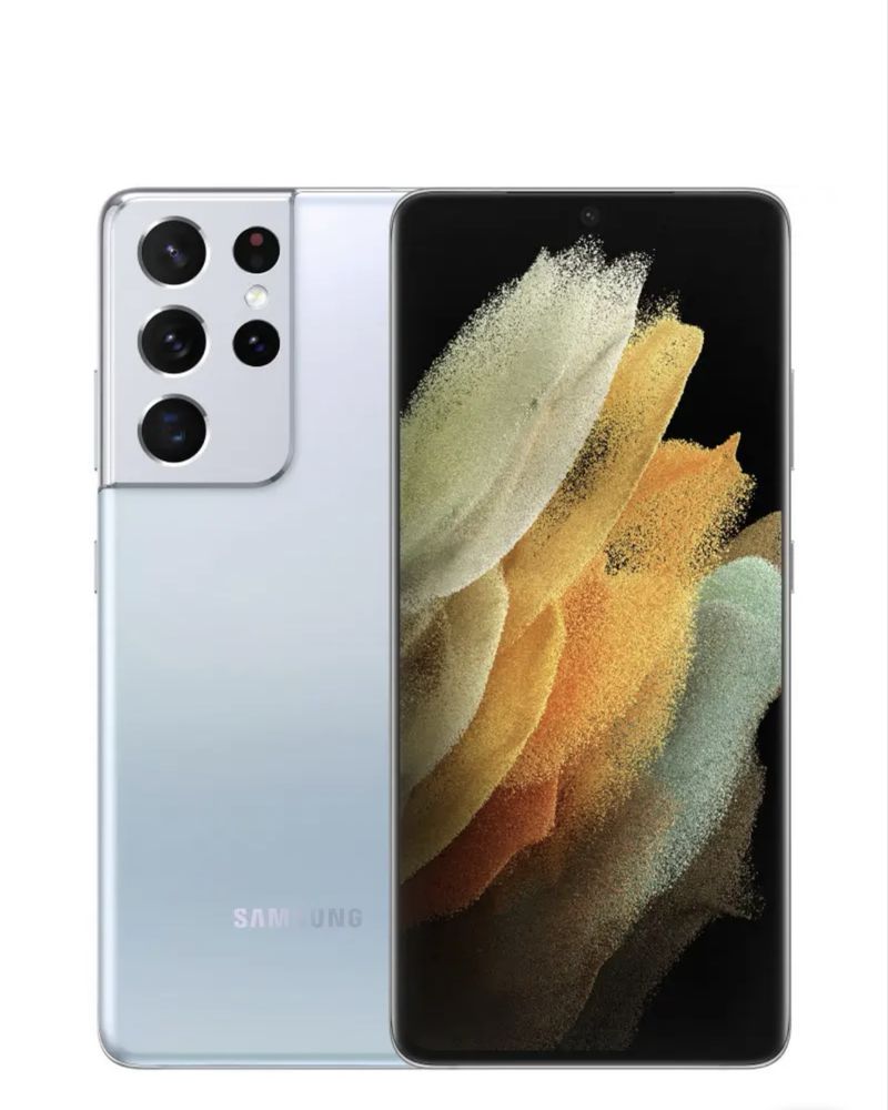 Смартфон телефон Samsung S21 ultra 5g 12/256 gb срібний