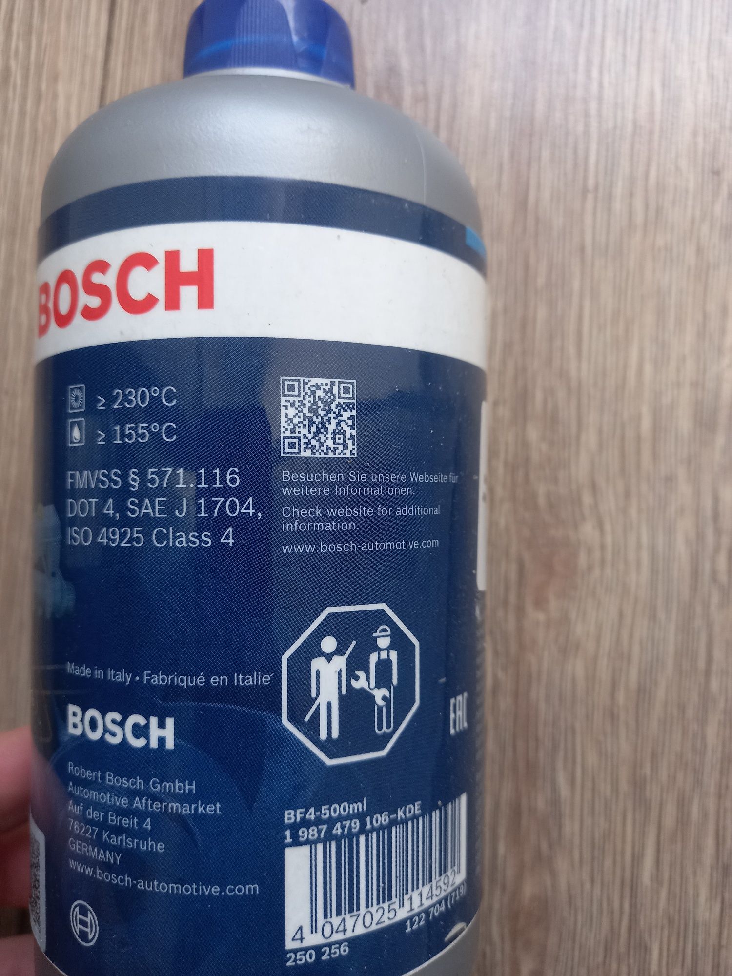 Тормозная жидкость DOT 4 bosch (гальмівна рідина)