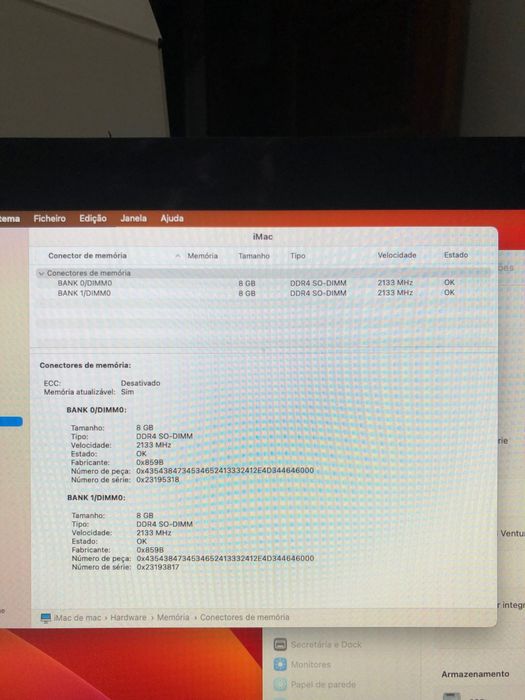iMac 2017 Irrepreensivel SSD500 16 giga memoria Accesorios apple