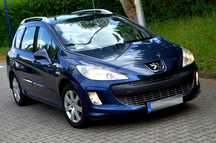Oszczędny 5l100km Peugeot 308 SW PANORAMA climatronic I WŁ rej PL!