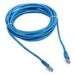 Patchcord UTP 5 m kat. 5e niebieski