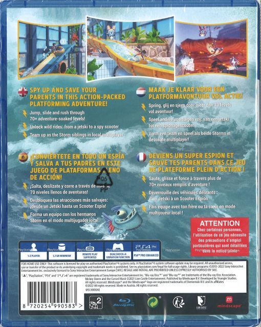 Mickey Storm and the Cursed Mask (PS4) Gra nowa w folii