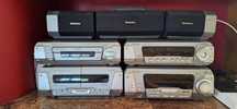 Wieża stereo Technics SH-EH750 z głośnikami i kolumnami