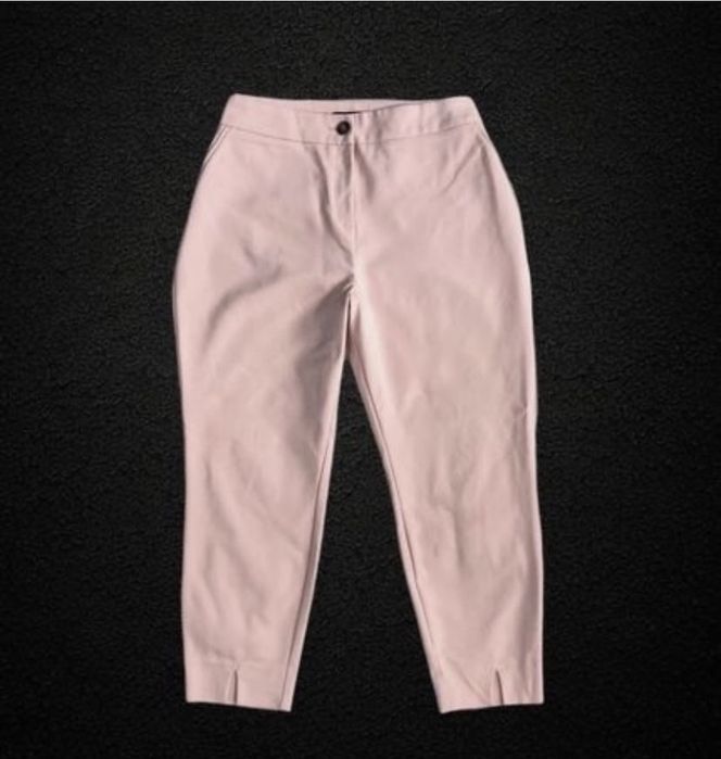 Пудрові штани бавовняні брюки