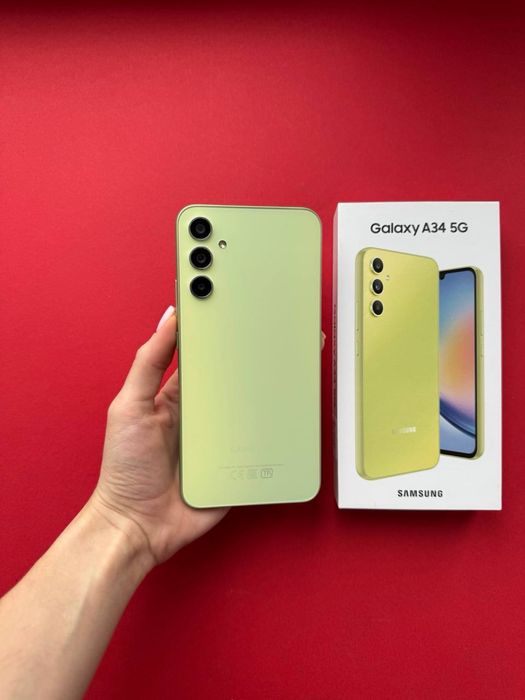 Samsung a34 8/256 Як Новий! Куплений в Комфі! Самсунг а34