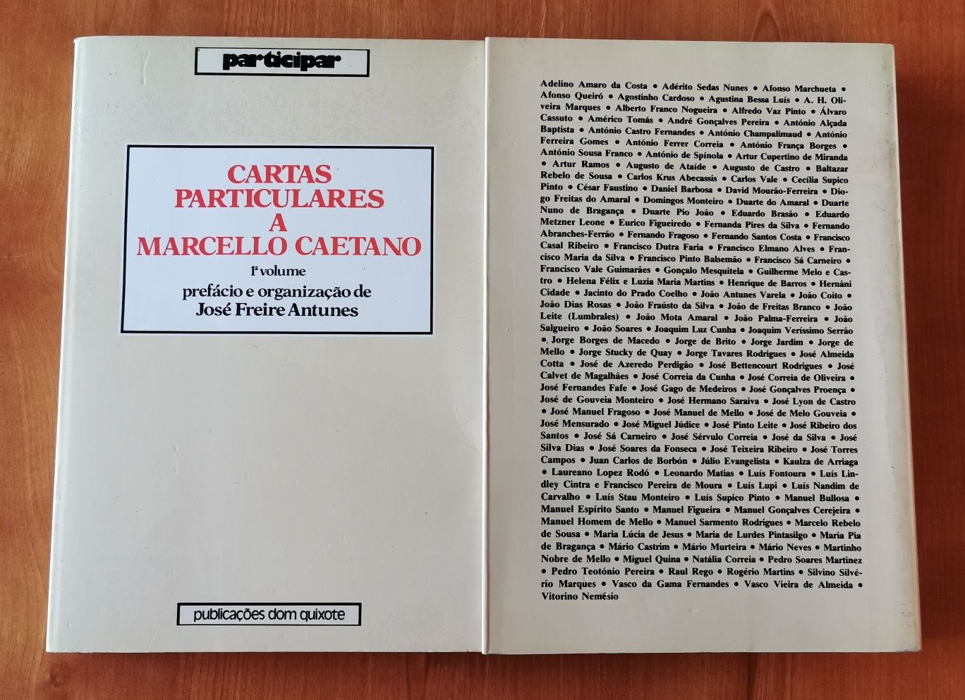 Livros "Cartas Particulares a Marcello Caetano"