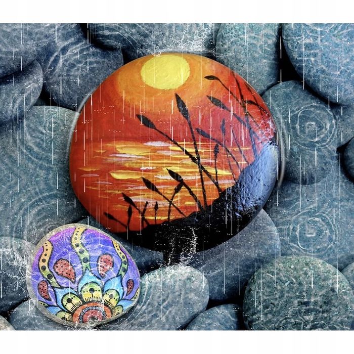 Markery Pisaki Akrylowe Flamastry Do Malowania Ubrań Kamieni 0,7mm 12