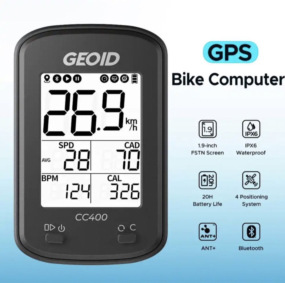 GPS велокомпютер GEOID CC400