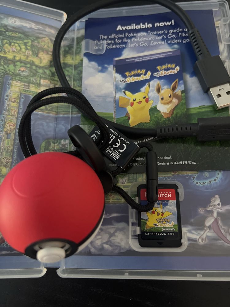 Gra Nintendo Switch Pokemon Let's Go Pikachu + Oryginalny Pokeball
