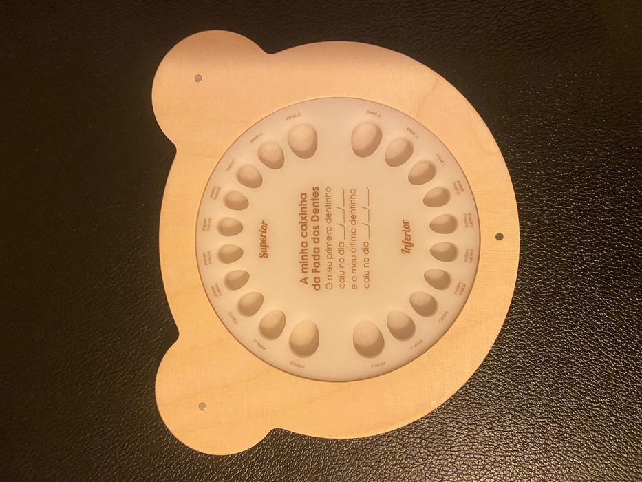 Caixa de dentes com forma de animais