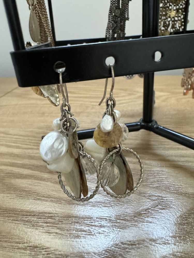 Brincos vintage variados com pouco uso