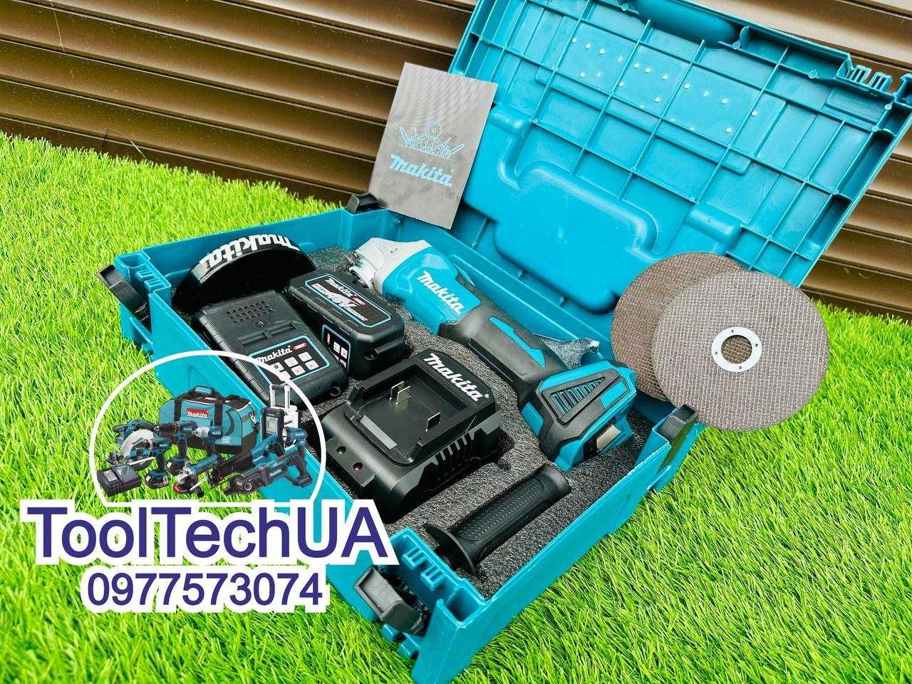 Акумуляторная Шліфувальна машина Болгарка Makita DGA504 PRO КШМ 48V-8A