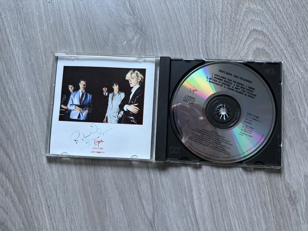 Japan - Gentlemen Take Polaroids CD autograf