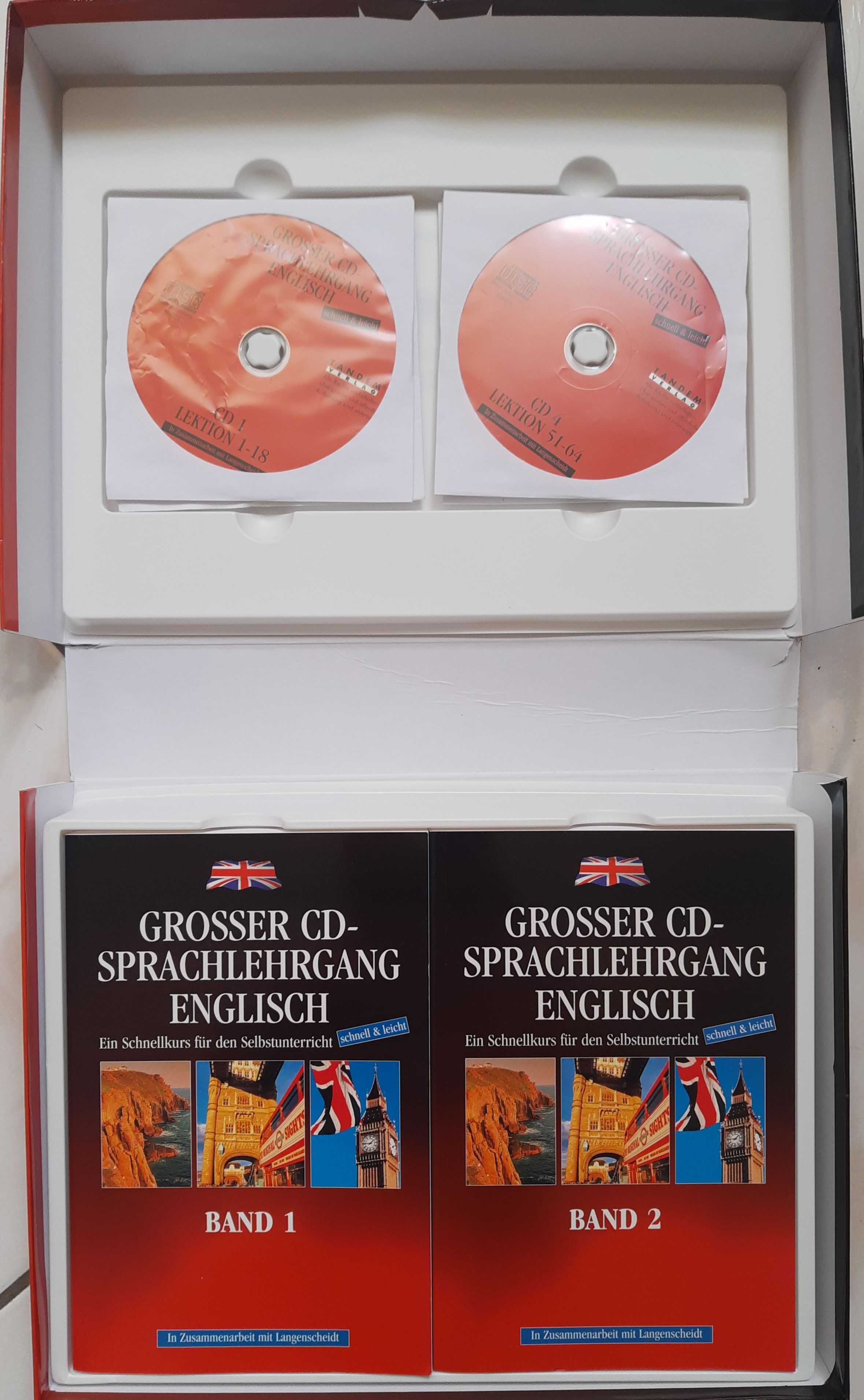 English - Deutsch 6 płyt CD wraz z 2 podręcznikami i 1 słownikiem