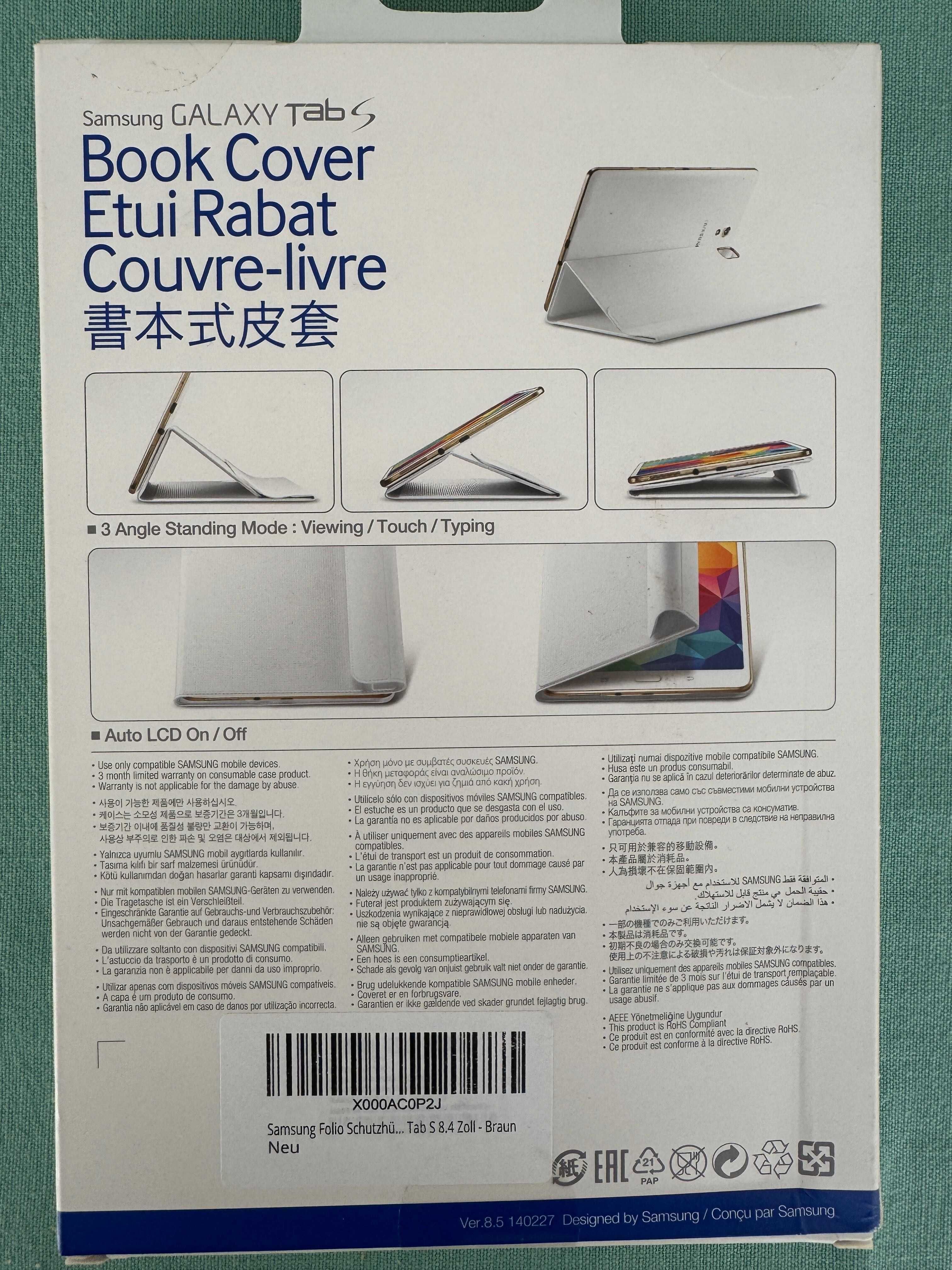 Capa Galaxy Tab S 8.4" Book Cover (selado)