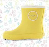 Kalosze DZIECIĘCE gumiaki LEKKIE dla dzieci NEWBORN pastel lemon 26