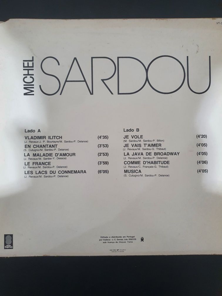 LP Disco de Vinil de MICHEL SARDOU