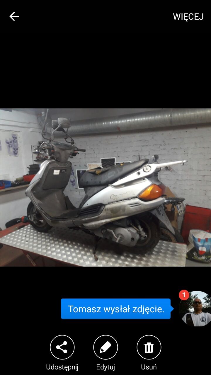 Silnik  wariator sprzęgło kartery do Yamaha  cygnus flame  125