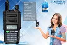 Rádio Portátil Baofeng UV-9R Pro VHF UHF Waterproof IP68