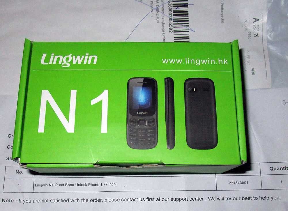 Telefon LINGWIN N1 dual SIM 32MB+32MB 3 sloty 1.77