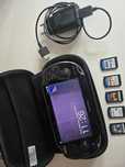 PSP Vita + 5 jogos + capa protetora