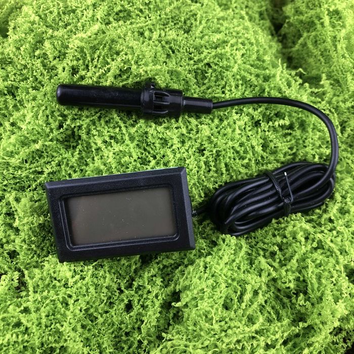 Termometr – higrometr cyfrowy LCD 2w1 z sondą