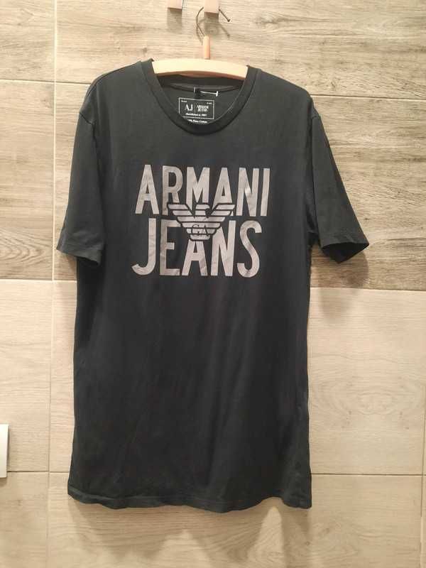 Armani jeans śliczna koszulka-s