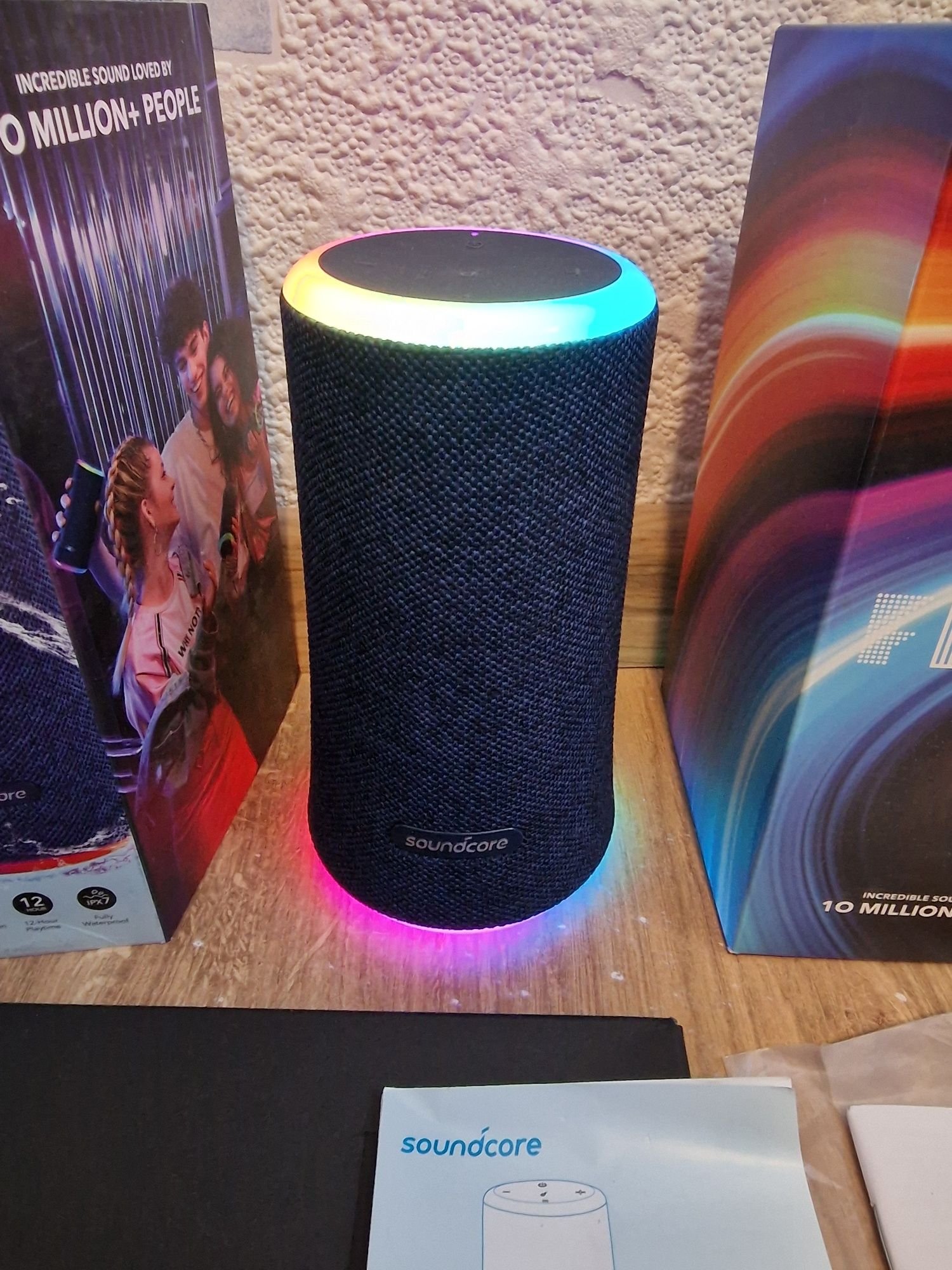 Bezprzewodowy glośnik 20W Soundcore Flare 2 unikat granat jak nowy