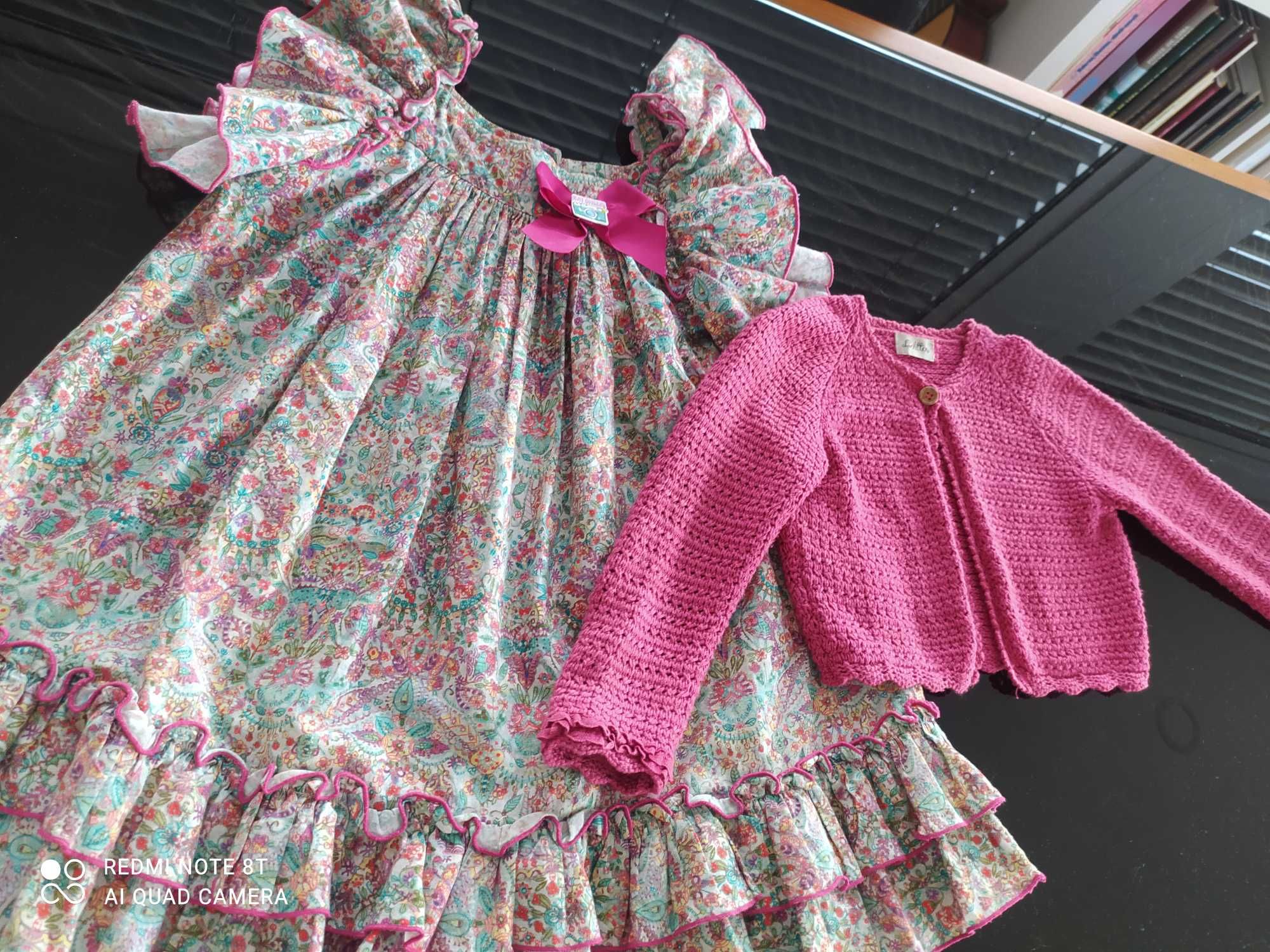 Conjunto (Vestido com casaco) Lolittos 6-8 anos