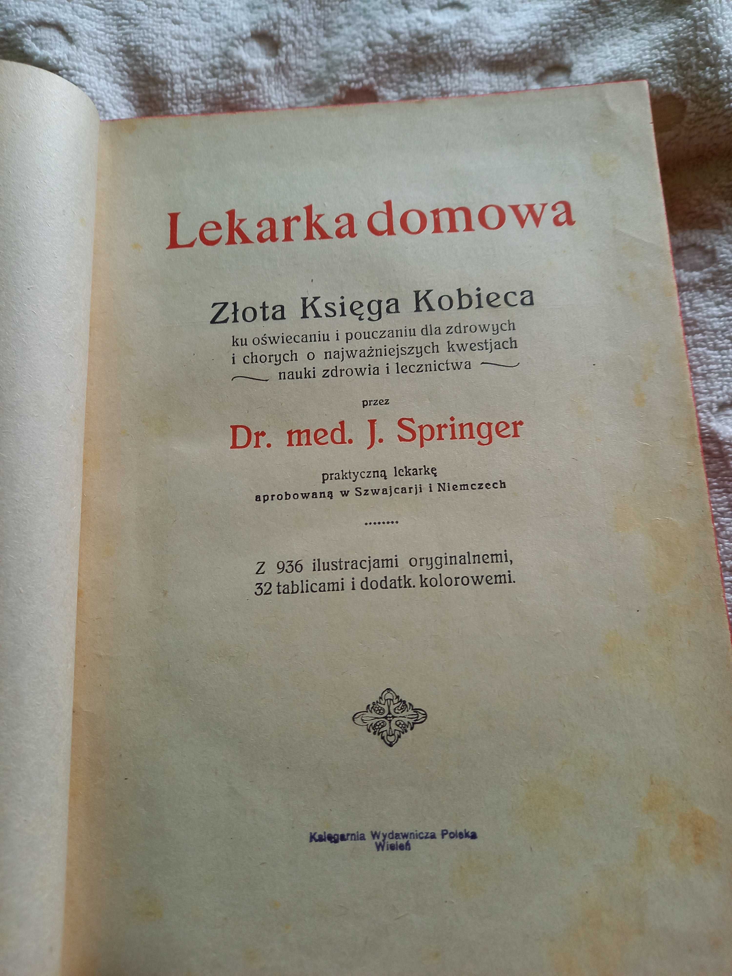 lekarka domowa złota księga kobieca