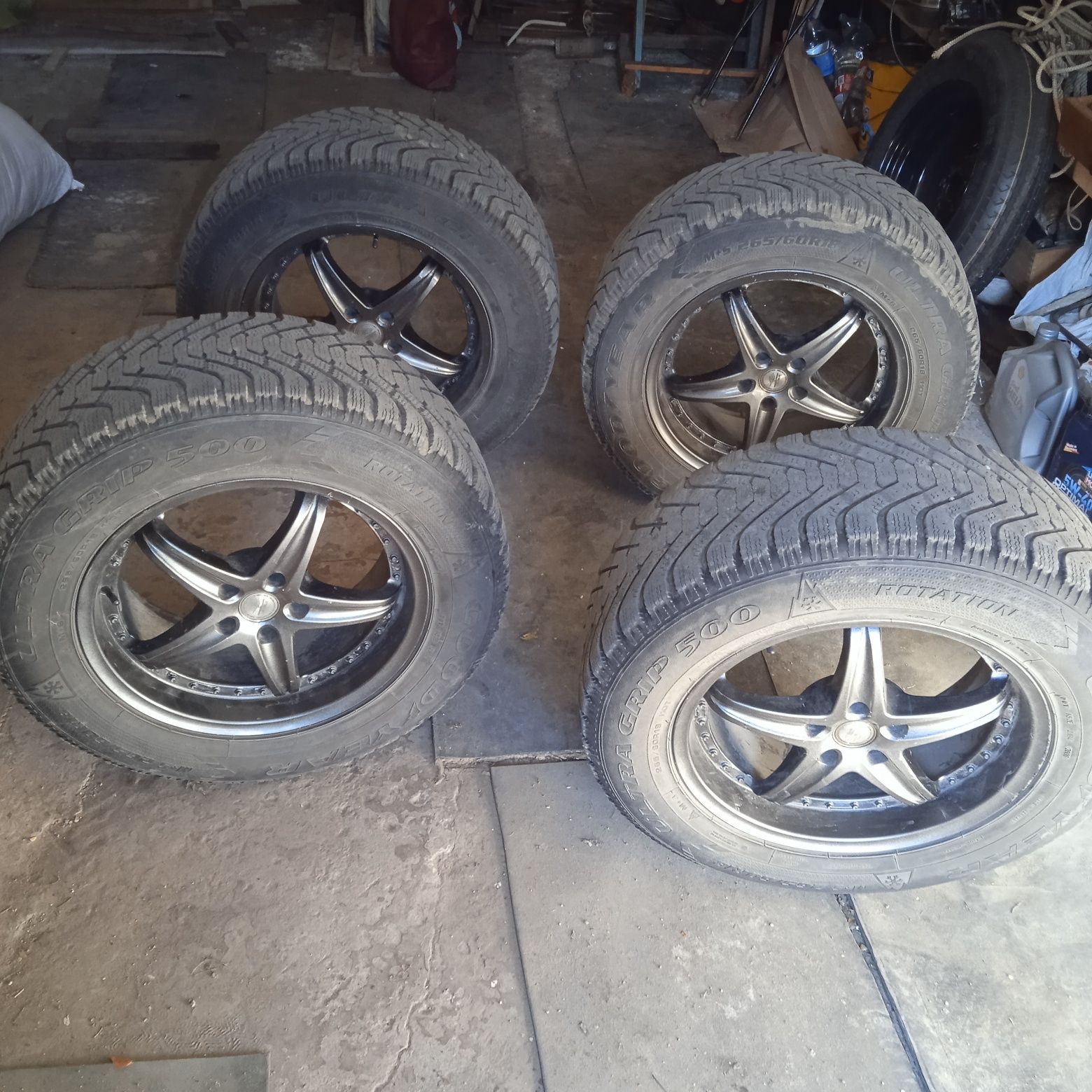 Колеса с зимней резиной "GOODYEAR", на "Infiniti FX 35