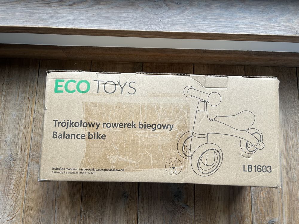 Trójkołowy rowerek biegowy ecotoys NOWY