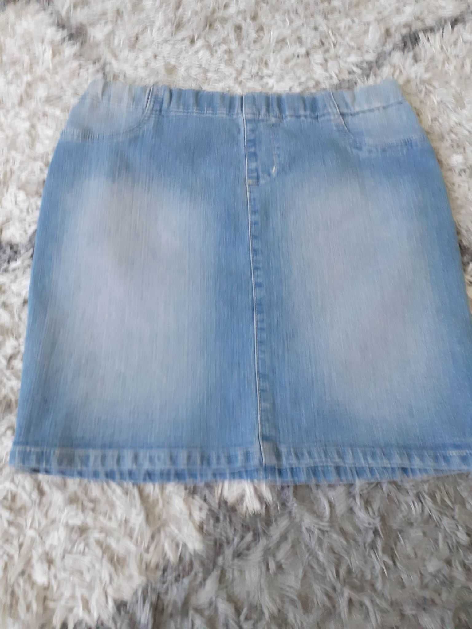 Spódnica C&A mini 38 jeansowa