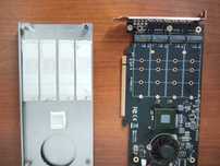 karta PCI-e IOCREST na 4 dyski SSD NVME