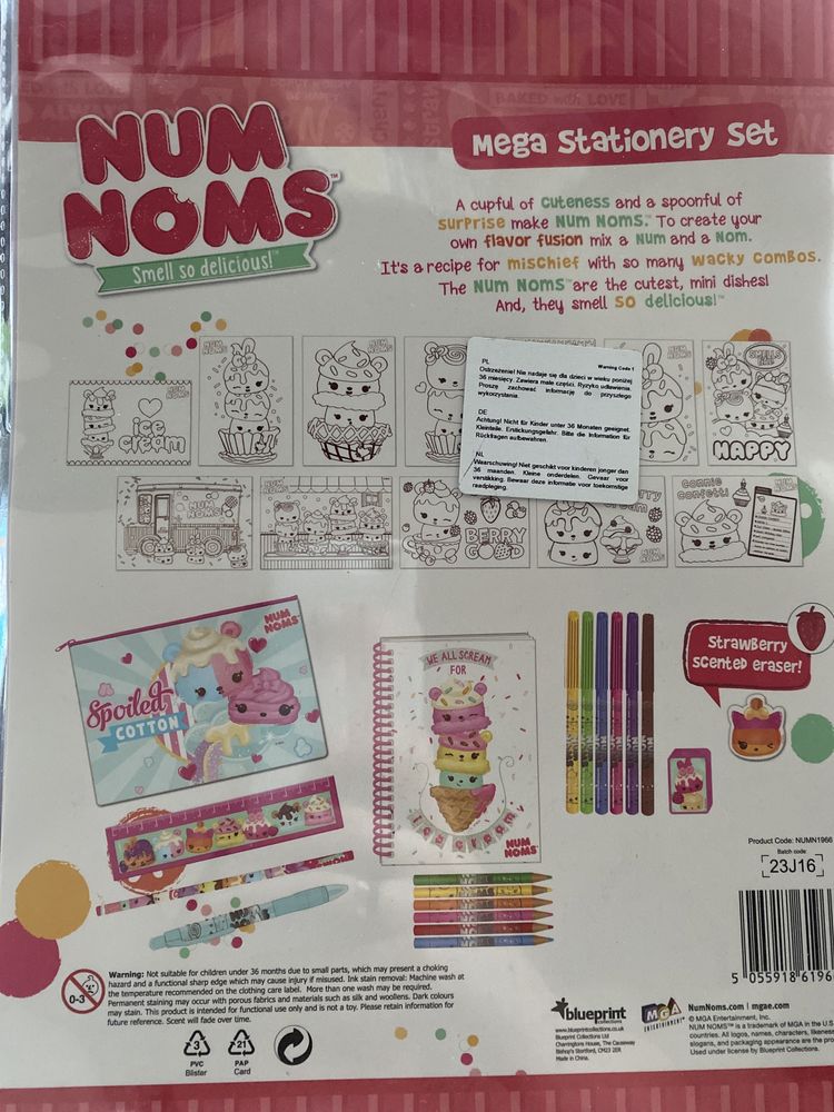 Dzień Dziecka Zestaw do akcesoriów dla dziewczynki NUM NOMS