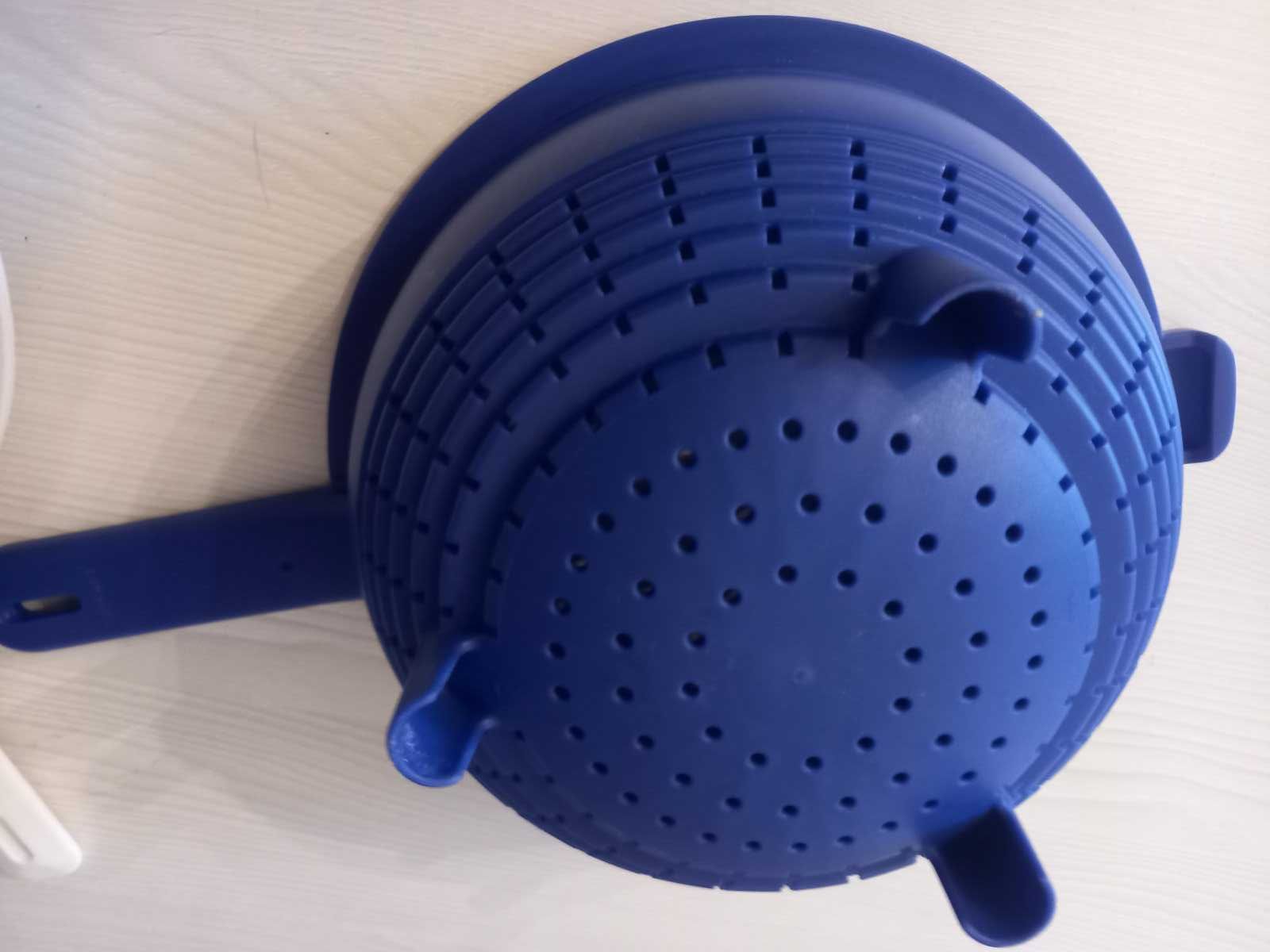 Двойной дуршлаг Tupperware сине-белый