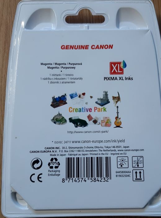 Tinteiros originais Canon