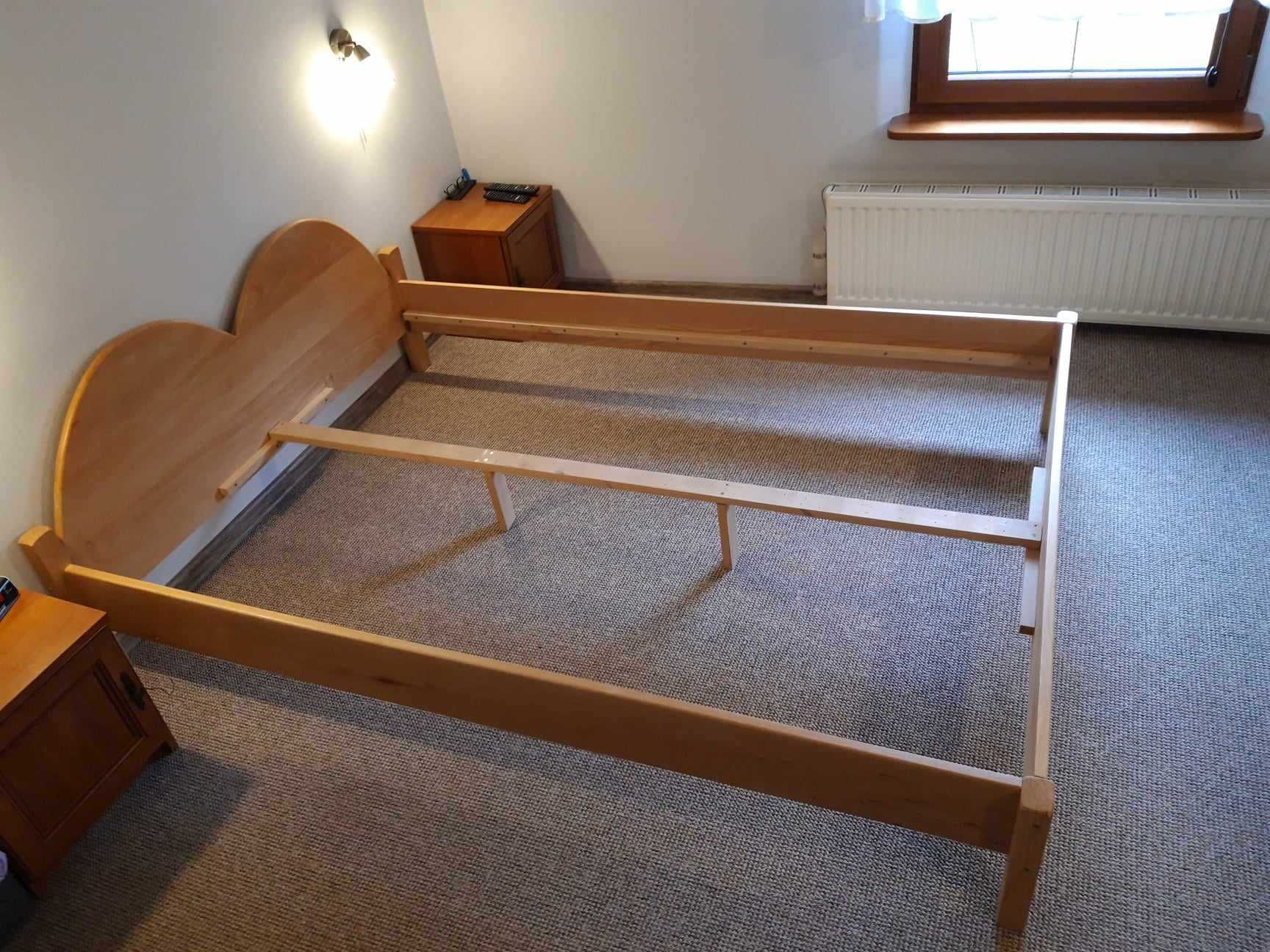 Łóżko drewniane bukowe 140x200