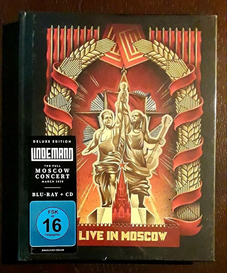 Lindemann "Live In Moscow" (CD+BLU RAY) DeLuxe Edition (Folia)