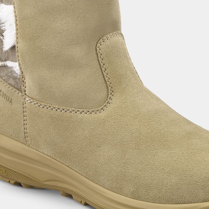 Botas de caminhada na neve quentes e impermeáveis mulher,
