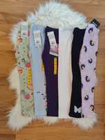 Legginsy nowe getry 116 paka ubrań 6 sztuk