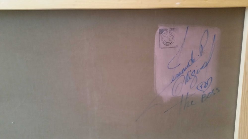 Obraz malowany recznie na płutnie. Duży