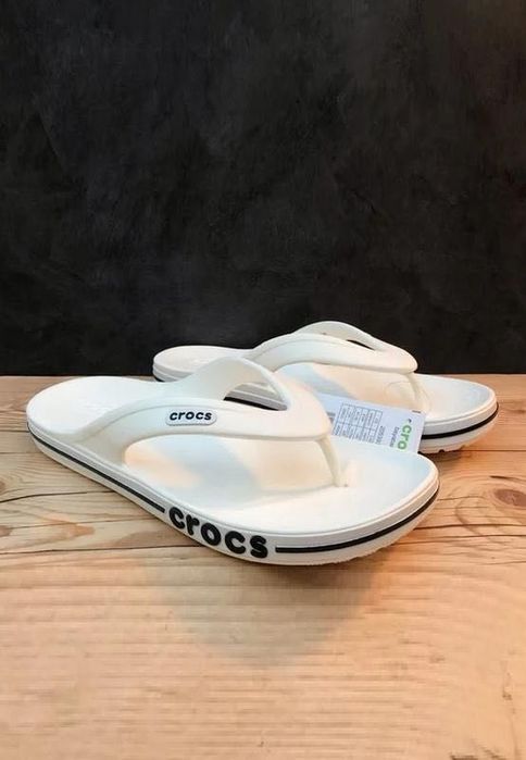 Crocs bayaband flip – білі, розмір 38 – легкі, стильні, на кожен день
