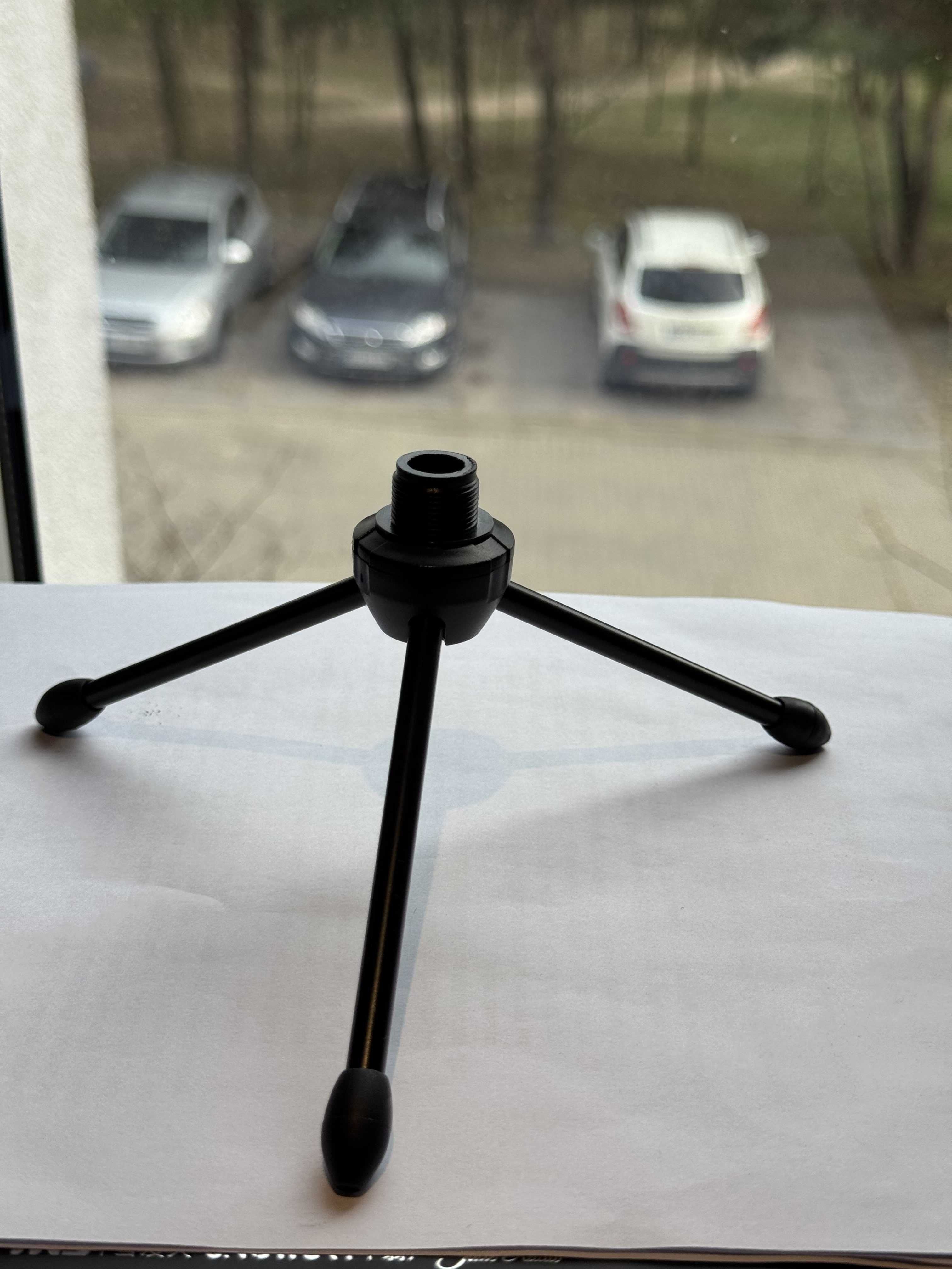 Mini statyw tripod do mikrofonu lub kamery – gwint uniwersalny