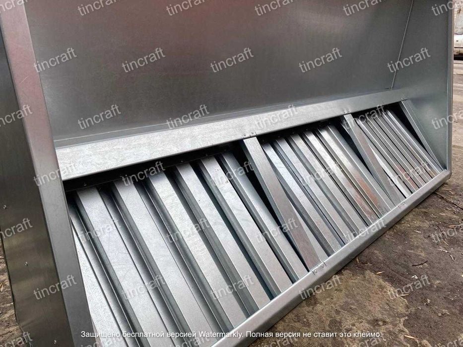 Зонт островной вытяжной с жироуловителем! Изготовление за 2 дня