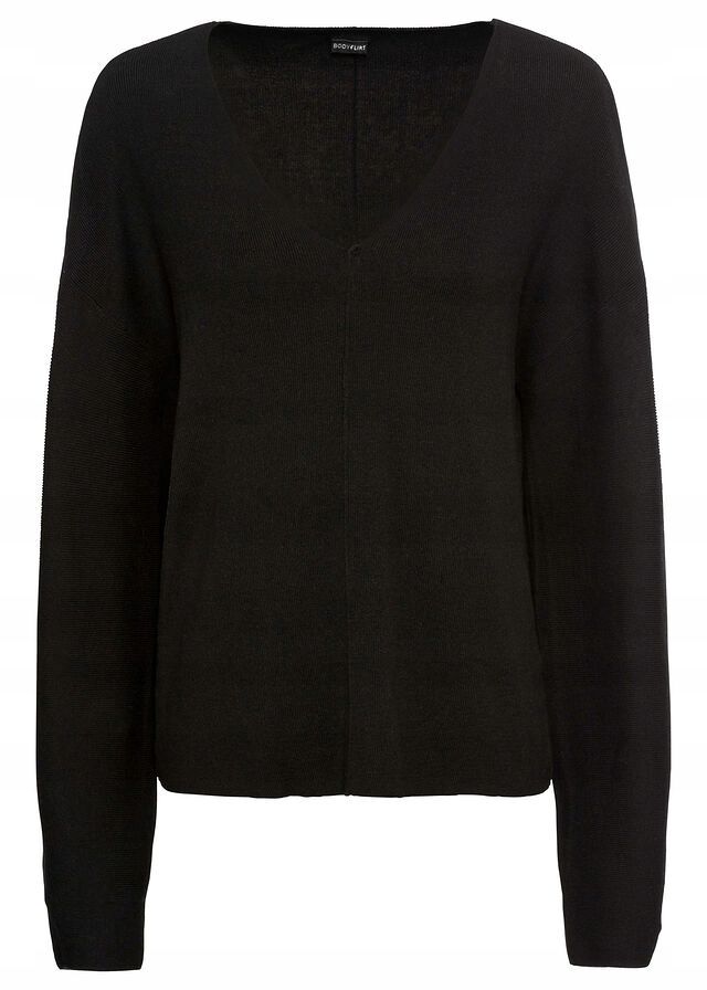 B.P.C dzianinowy cienki sweter czarny 40/42.